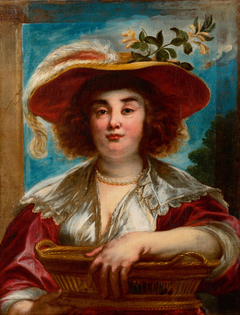 Portrait of Elisabeth Jordaens, the artist's eldest daughter by Jacob Jordaens