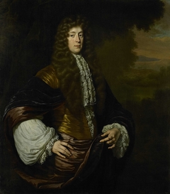 Portrait of Hendrick Bicker (1649 - 1718), burgomaster of Amsterdam by Michiel van Musscher