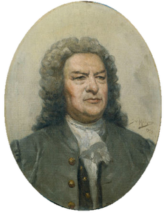 Portrait of J. S. Bach by José Malhoa