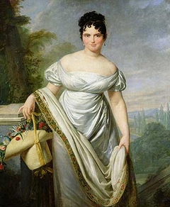 Portrait of mademoiselle A.P. by Adèle Romany