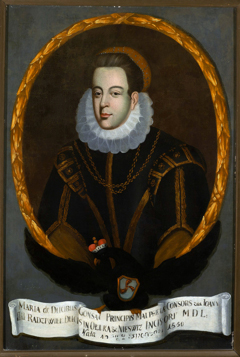 Portrait of Maria Hippolita née Gonzaga (1534–?) Radziwiłł ? by Unknown Artist
