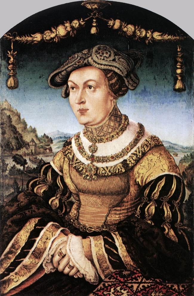 Portrait of Marie Jakobäa of Baden-Sponheim.