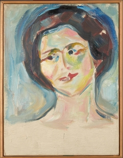 Portrait of Model by Edvard Munch