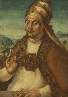 Portrait of Pope Sixtus IV della Rovere by Pedro Berruguete