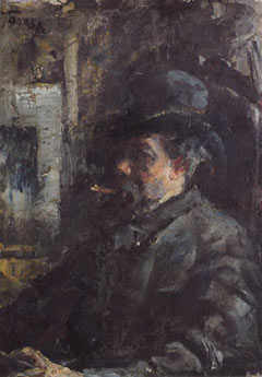 Portrait of the painter Vogels by Jan Toorop