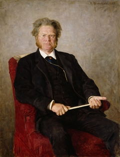 Portrait of the Poet Bjørnstjerne Bjørnson by Erik Werenskiold