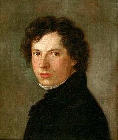 Portrait of the Poet J.S. Welhaven by Jacob Calmeyer