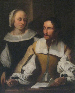 Portrait of the so-called Mathematician with his Wife by Karel Škréta