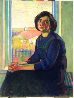 Portrait of V. Martna by Nikolai Triik