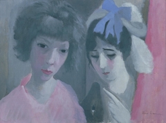 Portraits (Marie Laurencin, Cecilia de Madrazo and the Dog Coco) by Marie Laurencin