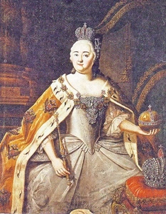 Porträt von Elisabeth, Kaiserin in Russland by Aleksey Antropov