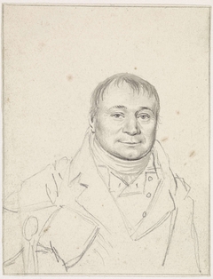 Portret van Chrétien Dubois by Hendrik Willem Caspari