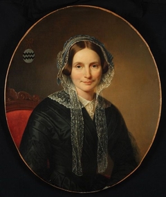 Portret van Henriëtte Elisabeth Van Reede van Oudtshoorn (1811-1857) by Robert van Eijsden