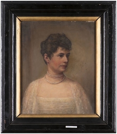 Portret van Maria Agnita Isabella Lobry vanTroostenburg de Bruyn by Oene Schreuder