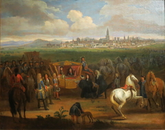 Presentation of the keys of Strasbourg to Louis XIV by Constantijn Francken