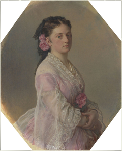 Princess Marie of Baden, later Princess Ernest of Leiningen (1831-1899) by Joseph Hartmann