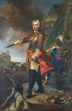 Prinz Eugen von Savoyen als Feldherr by Johann Gottfried Auerbach