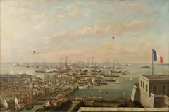 Queen Victoria's visit to Cherbourg, 4 August 1858 by Arthur Wellington Fowles