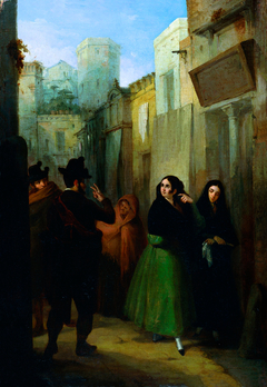 Rendezvous in the Street by Joaquín Domínguez Bécquer