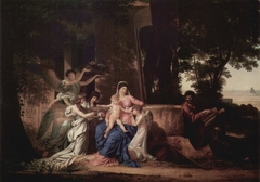 Rest on the flight into Egypt by Louis Gauffier