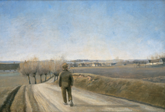 Road with Boy by Laurits Andersen Ring