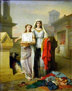 Roman Women (For Charity) by Pierre Olivier Joseph Coomans