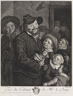 Rommelpot Player (Hubert) by Frans Hals