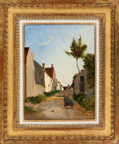 Rue de village, Chailly by Frédéric Bazille