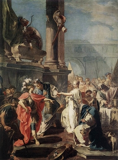Sacrifice of Polyxena by Giambattista Pittoni