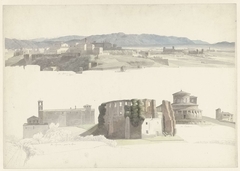 Santa Sabina on the Aventine Hill and Sant’Agnese fuori le Mura and Santa Costanza in Rome by Josephus Augustus Knip