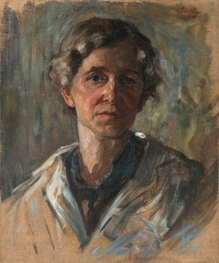 Self-portrait by Henrika Šantel