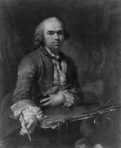 Self-portrait of Johan Heinrich Tischbein, at a young age by Johann Heinrich Tischbein