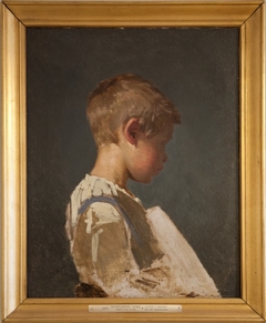 Side-Face Portrait of a Boy by Anna Nordlander