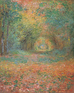 Sous-bois dans la forêt de Saint-Germain by Claude Monet