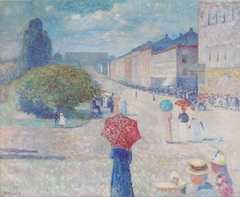 Spring Day on Karl Johan by Edvard Munch