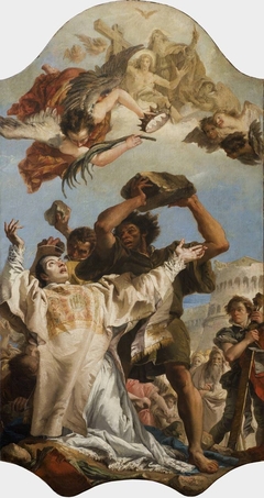 Steinigung des hl. Stephanus by Giovanni Domenico Tiepolo