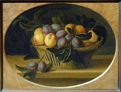 Still Life: Peaches and Plums