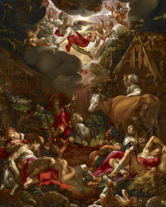 The Annunciation to the Shepherds by Joachim Wtewael