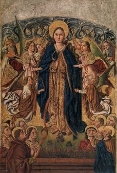 The Assumption of the Virgin by Maestro de las Once Mil Vírgenes