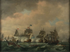 The Battle of Quiberon Bay, 20 November 1759 by Thomas Luny