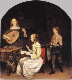 The Concert: Singer and Theorbo Player