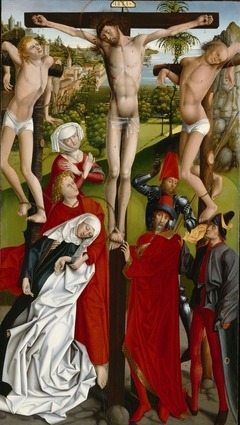 The Crucifixion by Master of the Augsburg Visitation