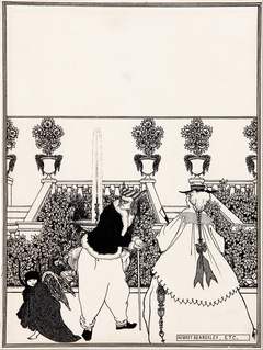 The Driving of Cupid from the Garden by Aubrey Beardsley