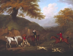 The Earl of Darlington Fox-Hunting with the Raby Pack: The Death by John Nost Sartorius
