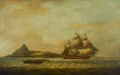 The East Indiaman 'Hindostan' [Hindustan] and Other Vessels by Thomas Luny