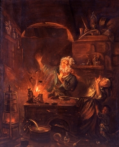 The Explosion in the Alchemist’s Laboratory by Justus van Bentum