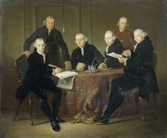 The Four Regents, the Secretary and the House Father of the Lepers' House of Amsterdam, 1773
