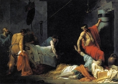 The Funeral of Miltiades by Jean-François Pierre Peyron