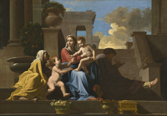 The Holy Family on the Steps by Anonymous