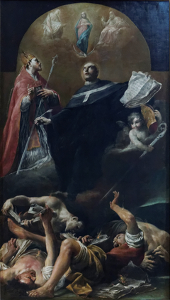 The Immaculate Conception with St. Anselm and St. Martin
